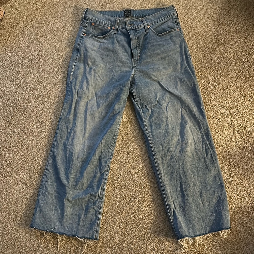 JCrew Factory Wide Leg Crop Size 30